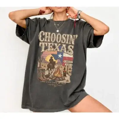 Ella Choosin' Texas Comfort Colors T-Shirt