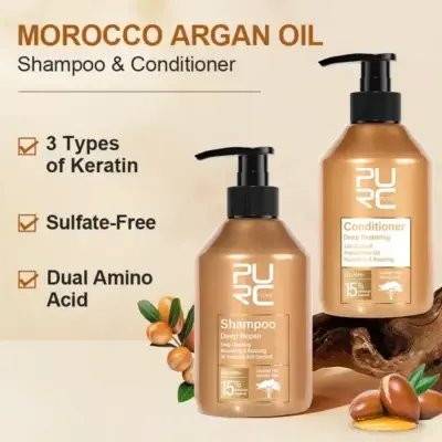 PURC Morocco Argan Oil Shampoo Conditioner Set
