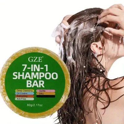 10 PACK Family Set GZE 7-IN-1 Shampoo Bar