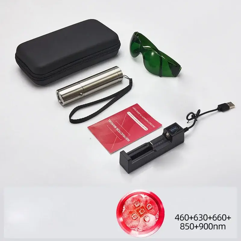 Blue & Red Light Therapy Device with 5 Wavelengths - Image 7